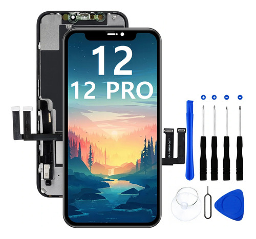 Pantalla Incell Repuesto Compatible iPhone 12 Y 12 Pro + Kit