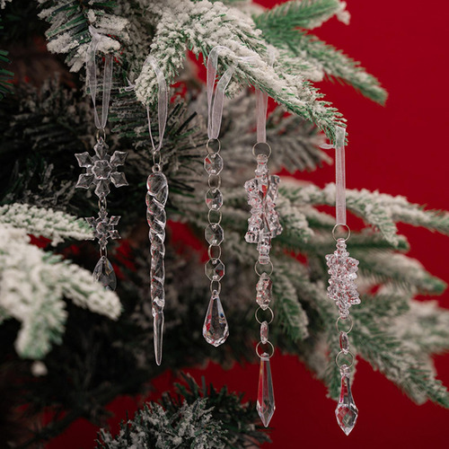 Adornos De Copo De Nieve Adornos De Navidad Con Copo De Niev