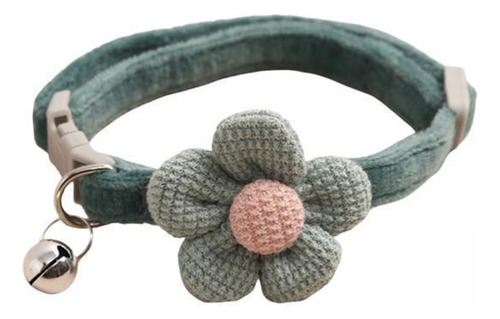 5 Collar De Gato Con Dije De Campana Compatible Con El Verde