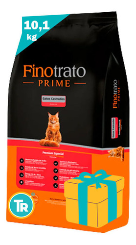 Alimento Finotrato Prime Gatos Castrados 10,1 Kg + Regalo