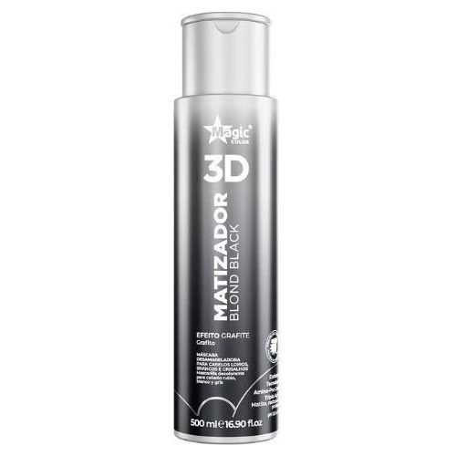 Gloss Matizador 3d Blond Black Efeito Grafite 500ml Magic