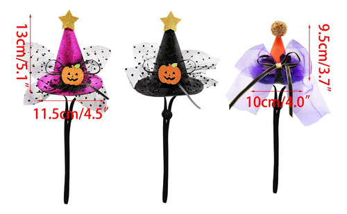 (3 #mold) Gorro De Halloween Para Gatos Y Perros, Accesorios
