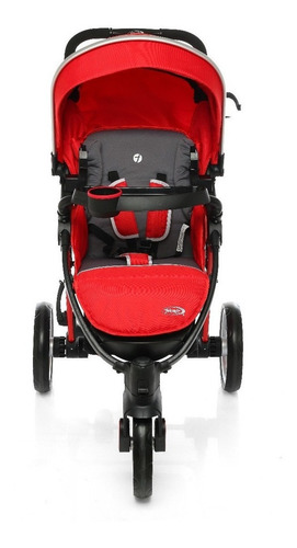 Imagen 3 de 4 de Cochecito de 3 ruedas Felcraft Travel system Camri TS5009 rojo con chasis color negro