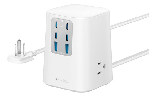 Estación De Carga Anker 9 En 1 Usb C Power Strip De 100 W, C