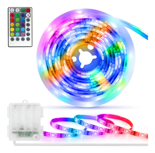 Tira De Luces Led Rgb, 60 Led 5050 Que Cambian De Color Con