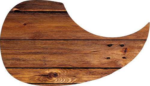 Escudo Palheteira Sônica Resinado Violão Adesivo Wood 04