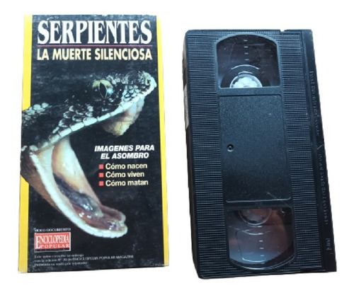 Vhs Serpientes - Enciclopedia Popular N° 30