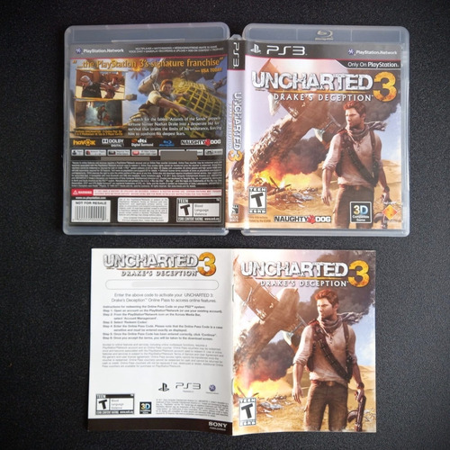 Tomb Raider + Uncharted 3 - Playstation 3 - Usados (Usado)