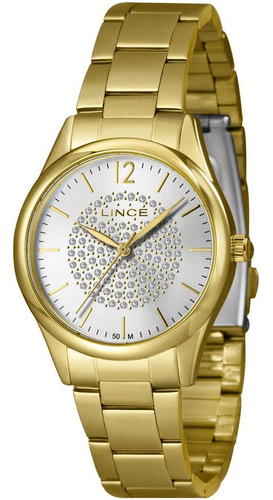 Relógio Feminino Lince Lrgj155l36 S2kx Casual Dourado