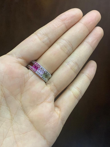 Anillo Turco Plata 0.925 Churumbela Circonias Estambul Joya