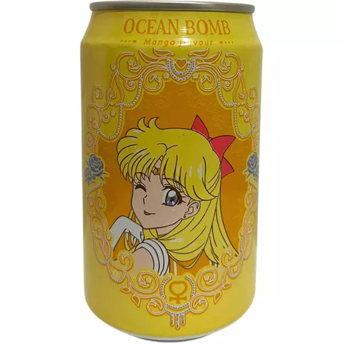 Bebida Adoçada Gaseificada Sabor Manga Soda Sailor Moon 330ml