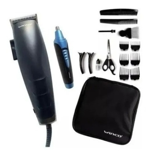 Kit Set Cortadora De Cabello + Trimmer Winco W3002