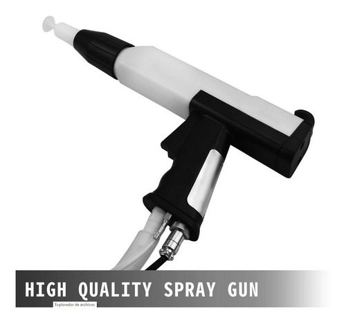 Imagen 6 de 9 de Máquina Pintura Polvo Electrostática C. Tanque Pistola 50w