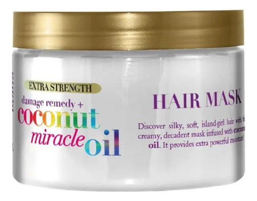 Ogx Coconut Miracle Oil Máscara Cabello Aceite Coco 168gr 3c