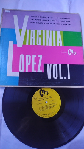 Virginia López Vol 1 Si Té Doy Mi Corazón Disco De Vinil 