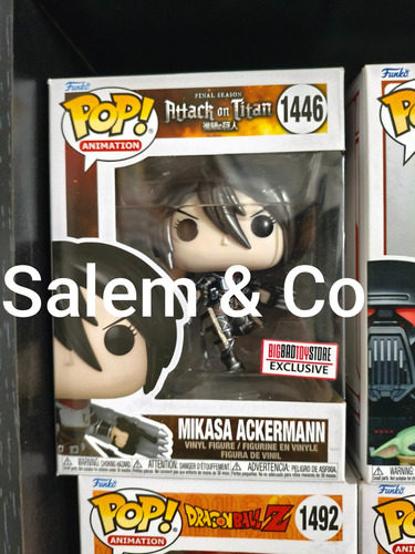 Funko Pop Anime Attack On Titan Mikasa Ackermann (mt) 1446