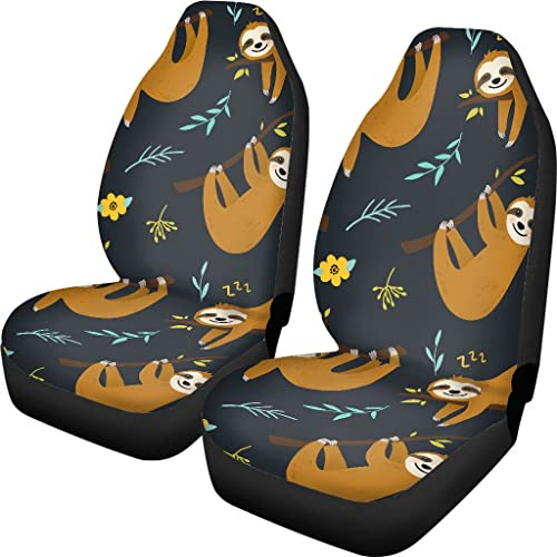 Pehede Car Seat Protector Cute Cartoon Ranura Patrón Seamles