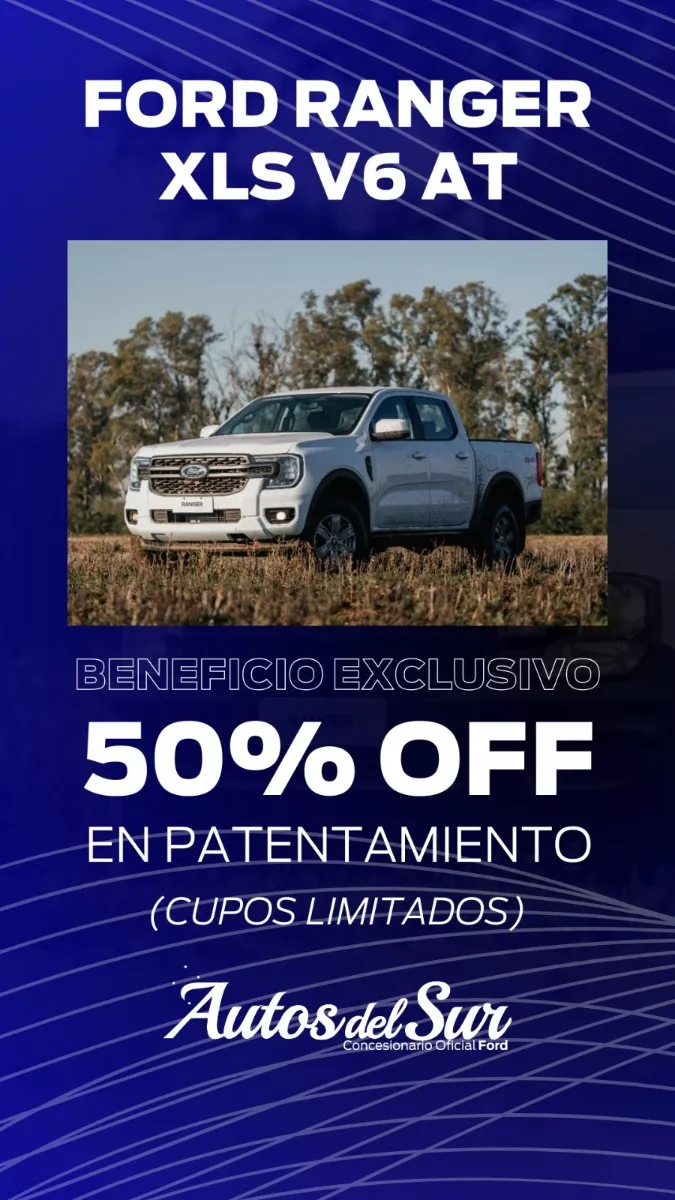 Ford Ranger Xls V6 3.0l 4wd. Cabina Doble. Linea Nueva