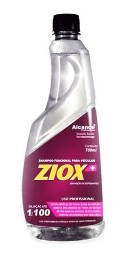 Shampoo Multifuncional Ziox Alcance 700ml Remove Chuva Acida