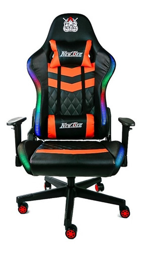 Silla Gamer Profesional Con Luces Rgb Reclinable 