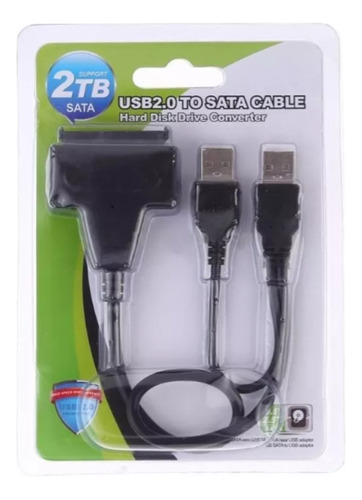 Cable Sata A Usb 2.0 Adaptador Para Disco Duro 2tb