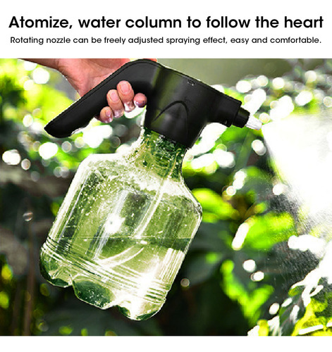 Botella Pulverizadora Eléctrica De 3 Litros Recargable Para