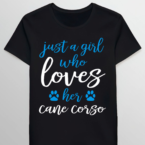 Remera Girls Who Love Their Dogs Cane Corso 91202337