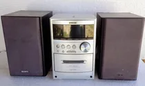 Comprar Rádio Micro System Sony Cmt-nez50+caixas Ler Descrição