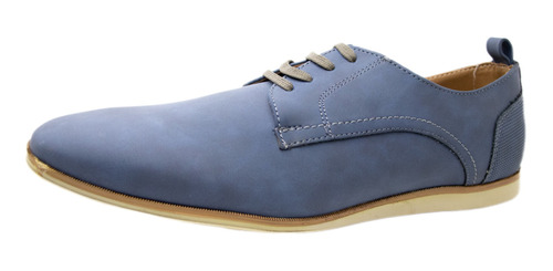 Zapato Hombre Casual Piel Azul Verdetabaco - Manolo 4495