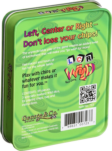 George Lcr (r), Juego De Dados Wild
