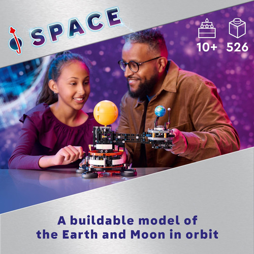 Set De Construcción Lego Technic Planet Earth And Moon In Or