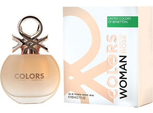 Perfume Colors Rose Woman Benetton 80 Ml Eau De Toilette 