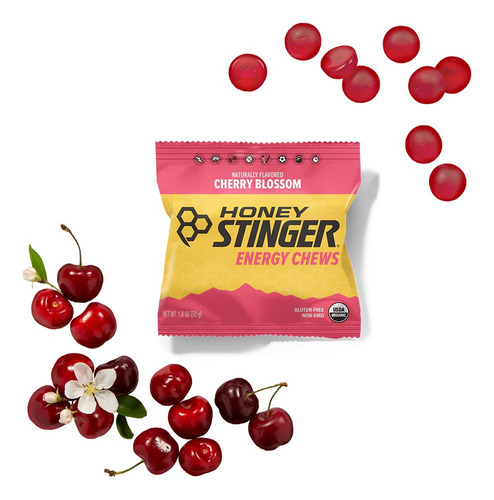 Gomitas Honey Stinger Energético Orgánico Deportivo Sabor Cherry Blossom