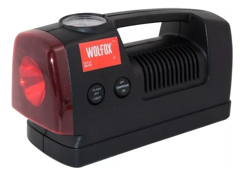 Minicompresor De Aire 3 En 1 Wolfox 300psi