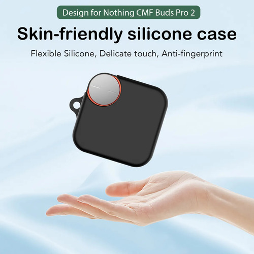 USTIYA Funda Para Nothing Cmf Buds Pro 2 Case Protector Silicon Carcasa Color Negro Cover