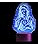 Lámpara De Mesa De Luz Nocturna En 3d De La Virgen María, Lá