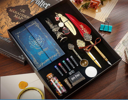 . Pluma Estilográfica Harry Potter Quill Ink Bladder De 15