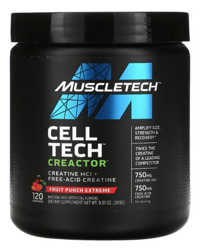 Creactor Muscletech Hcl Creatin - Unidad a $149900