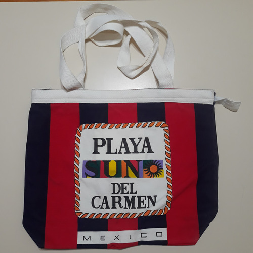 Bolso De Lona Playero