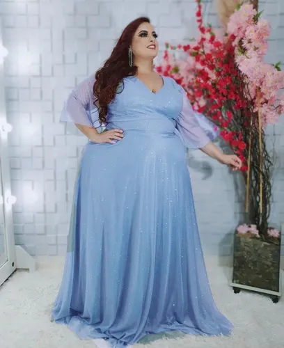 Vestido plus size marsala para best sale madrinha
