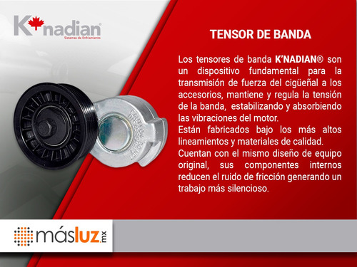 Tensor Accesorios Peugeot 504 L4 1.8l 70 K-nadian