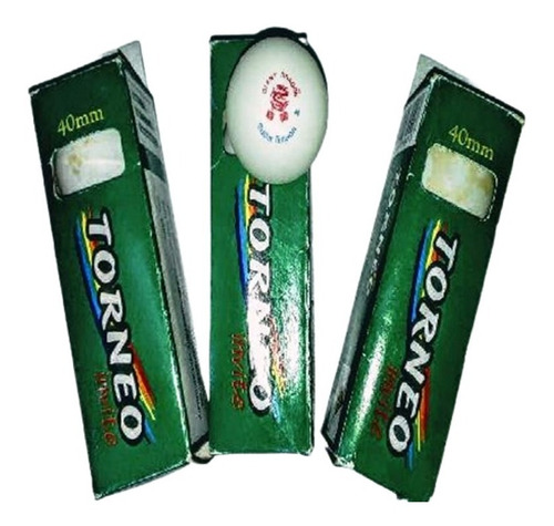 Imagen 2 de 4 de Pelotas De Ping Pong Giant Dragon Torneo Caja De 3 Unidades
