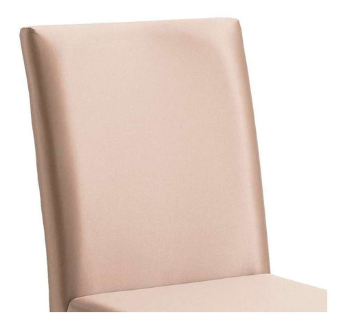 Conjunto Com 2 Cadeiras De Jantar Margaret Dourado E Imbuia