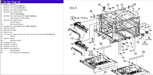 Sensores Bandejas 110k17951 Xerox Versalink B7030 No Facturo