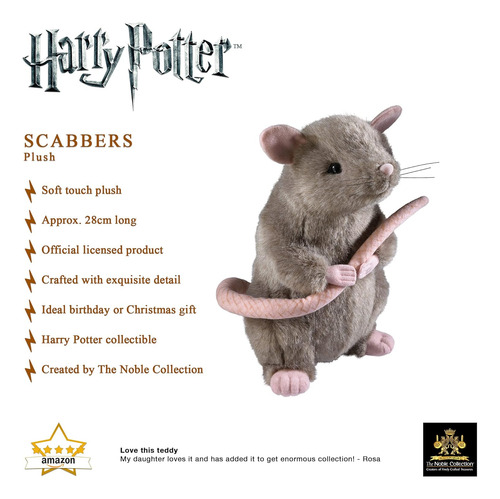 The Noble Collection Harry Potter Scabbers Plush