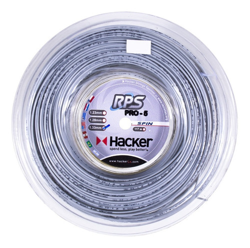 Rollo Hacker Rps Pro-5 Hielo 117m 1,23&1,28mm Pentagonal