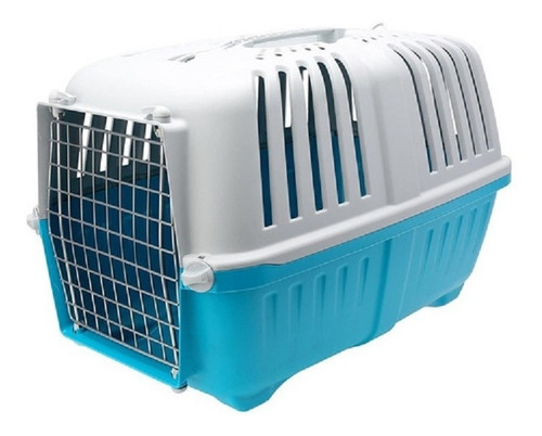 Imagen 3 de 10 de Transportadora Para Mascota Perro Gato Pratiko Metal 2
