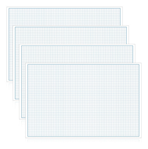 Bloc De Notas Cuadrícula Papel Gráfico 200 Hojas 28 X 43 Cm