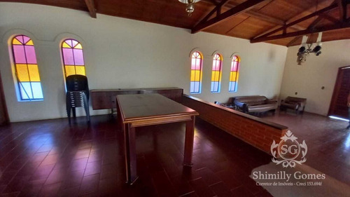 Imagem 13 de 14 de 6.000 M², Bela Chácara Com Casa Sede E De Caseiro E Ampla Área De Lazer !!