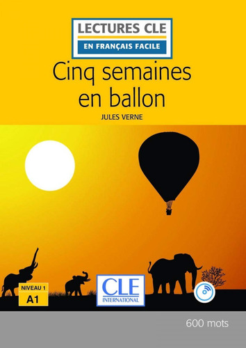 Livro Fisico -  Cinq Semaines En Ballon Livre+cd - Nivea 1/a1